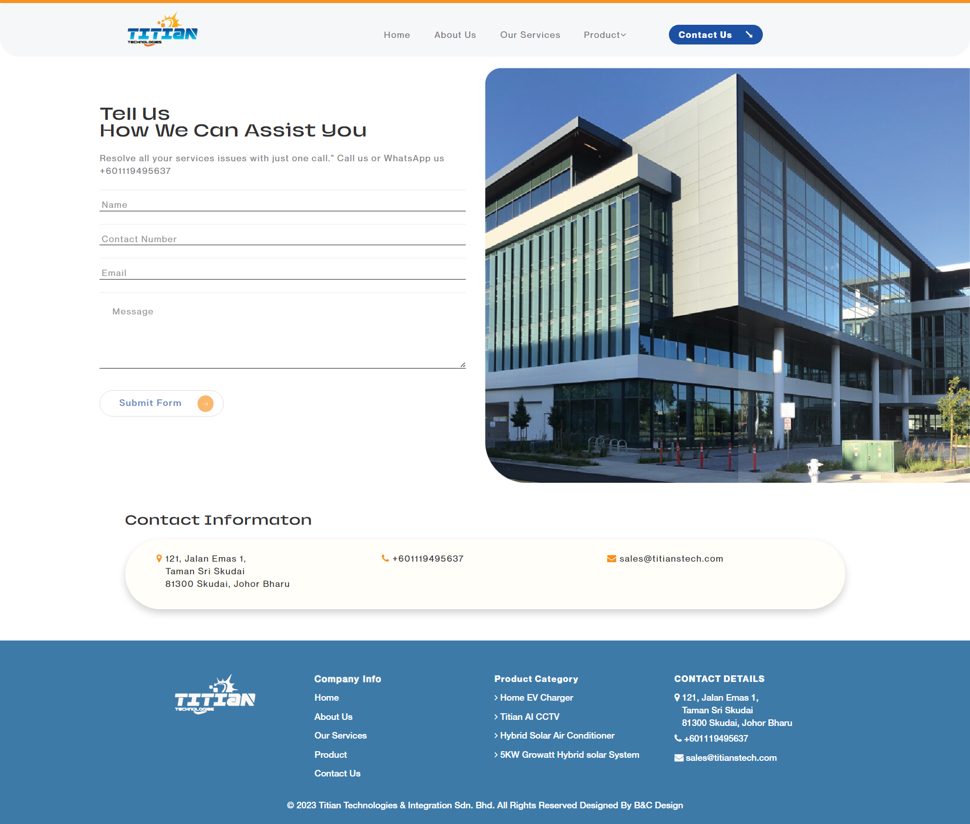 Titian Technologies & Integration Sdn. Bhd | Website Design