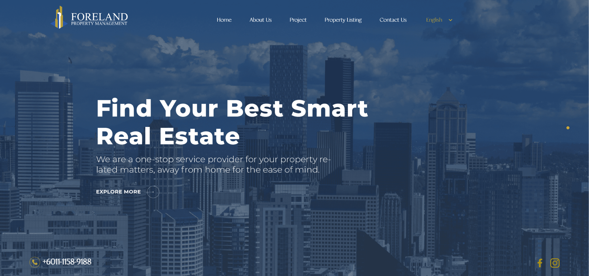 Foreland Property Management Sdn Bhd  | Website Design