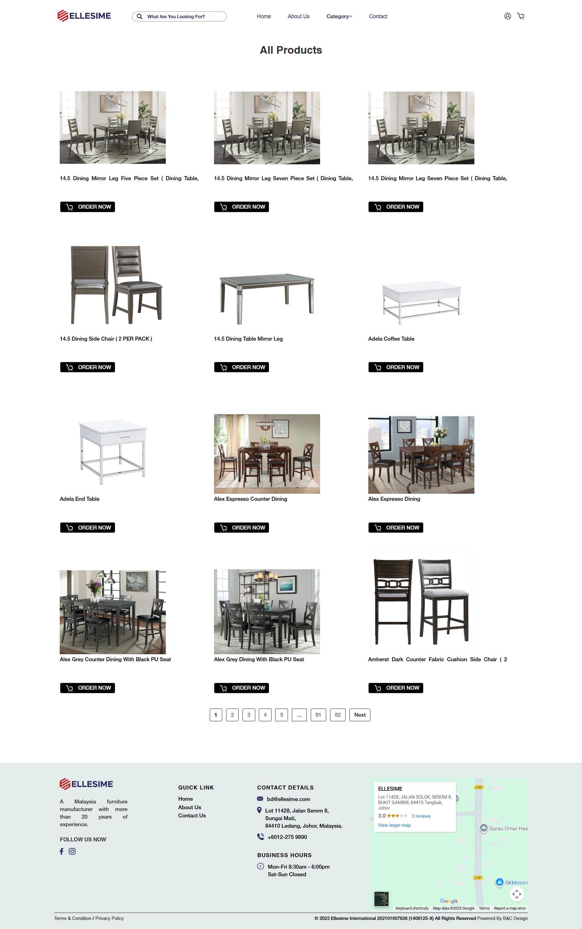 ELLESIME SDN BHD | Website Design