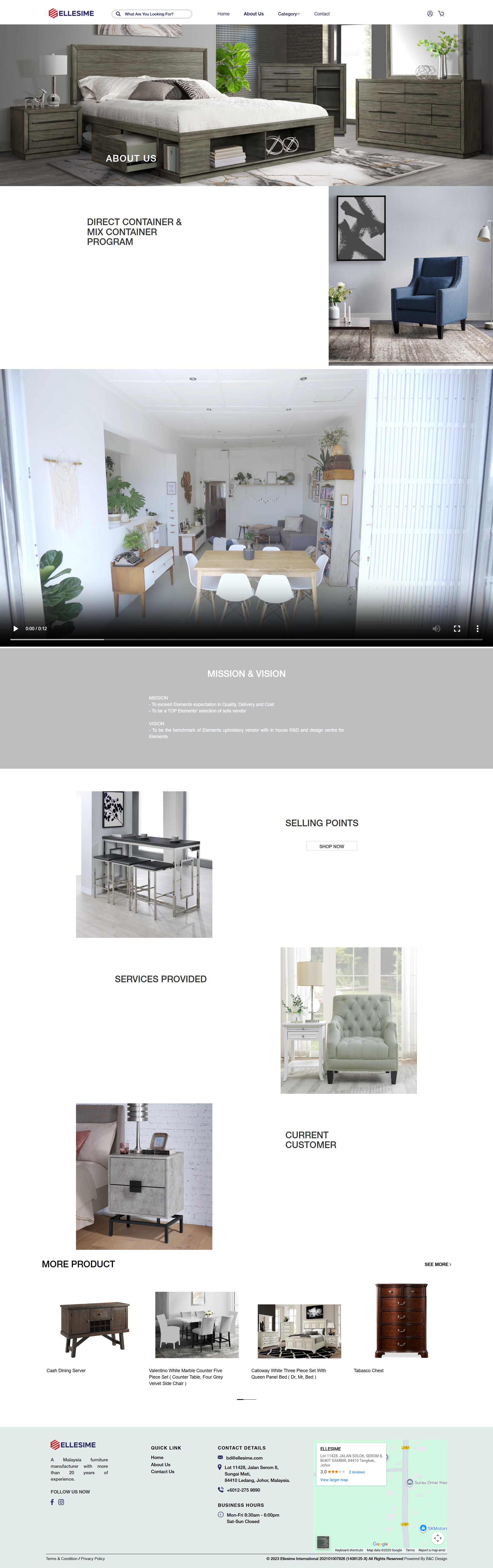ELLESIME SDN BHD | Website Design