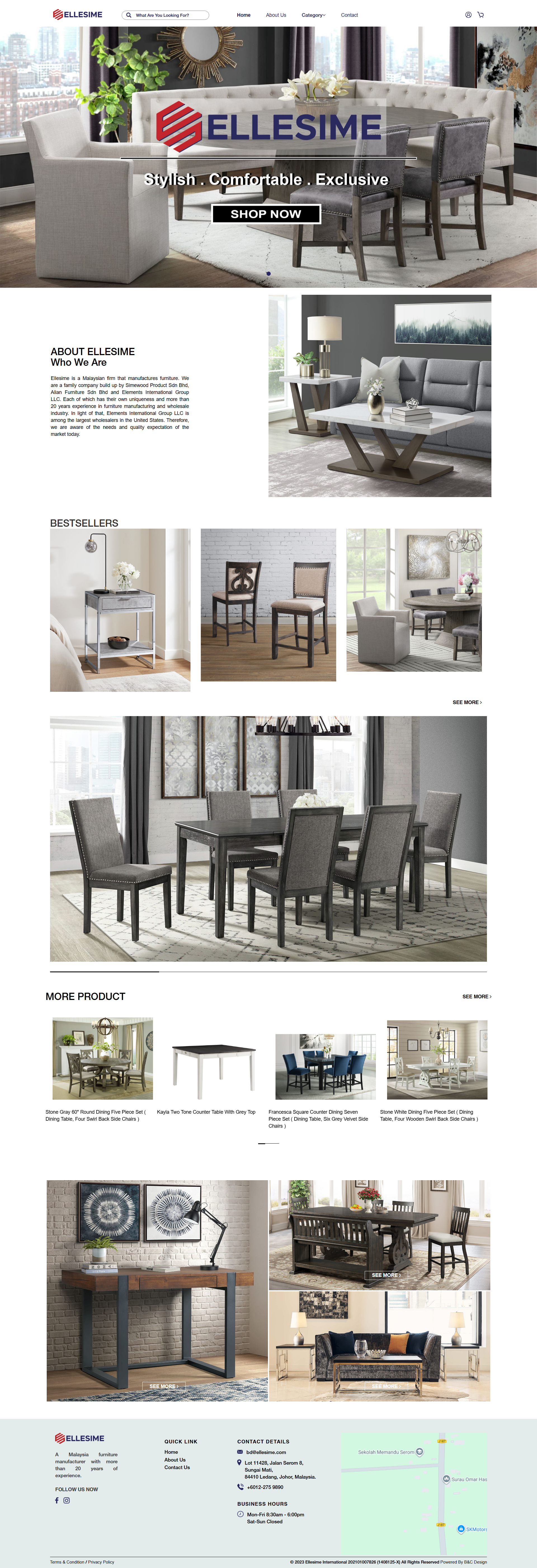ELLESIME SDN BHD | Website Design