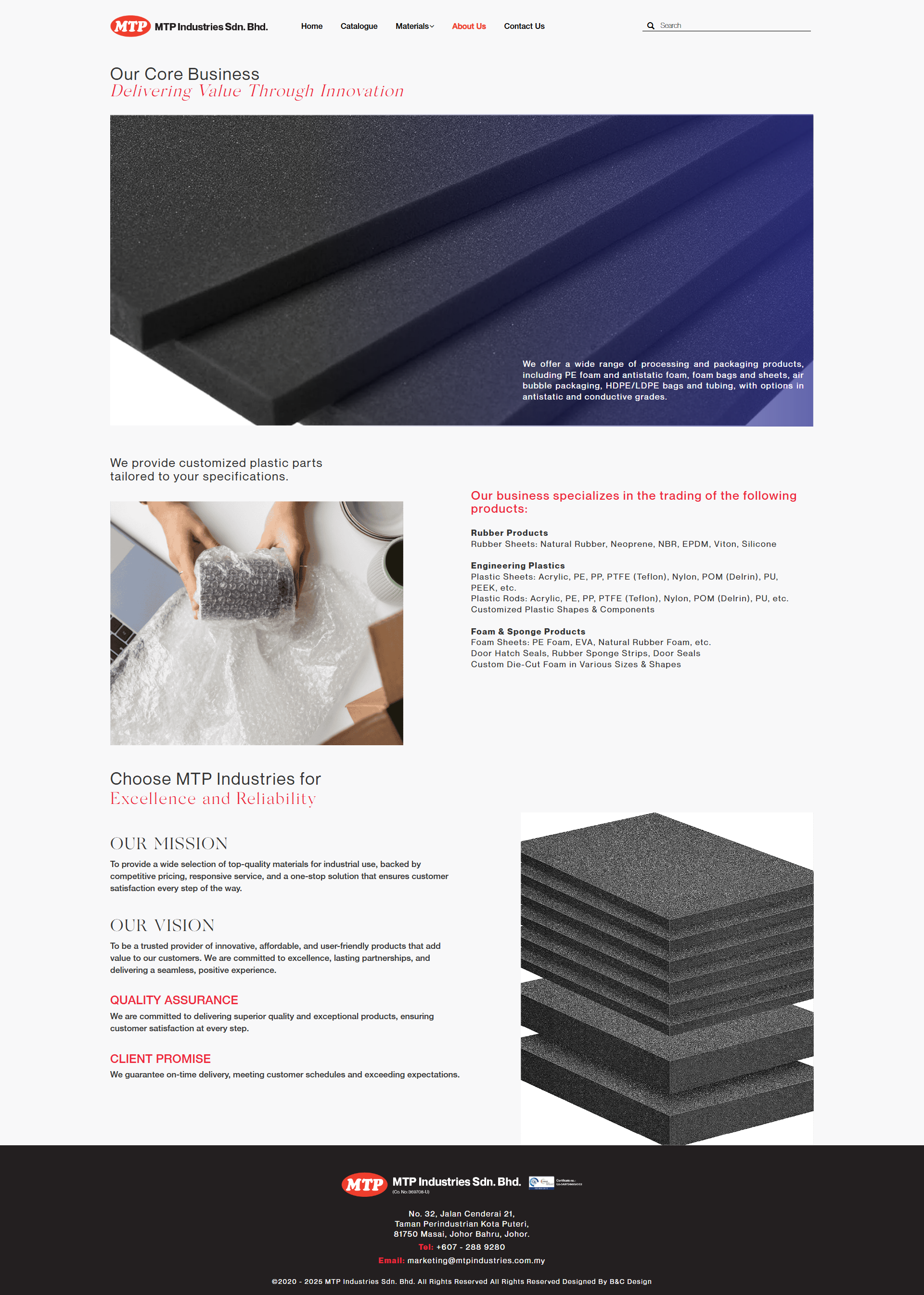 MTP Industries Sdn. Bhd. | Website Design