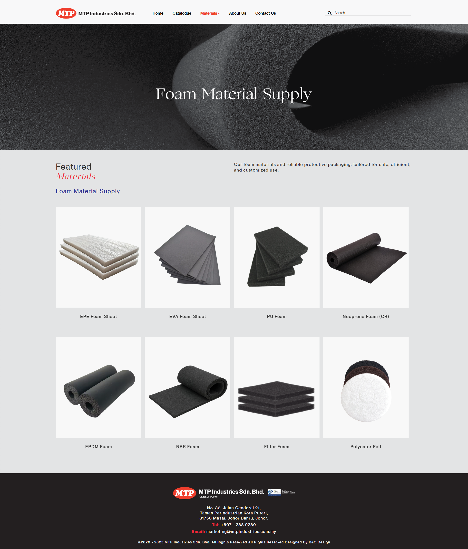 MTP Industries Sdn. Bhd. | Website Design