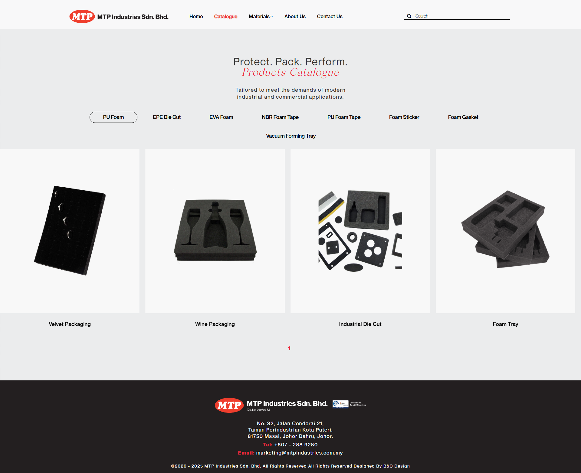 MTP Industries Sdn. Bhd. | Website Design