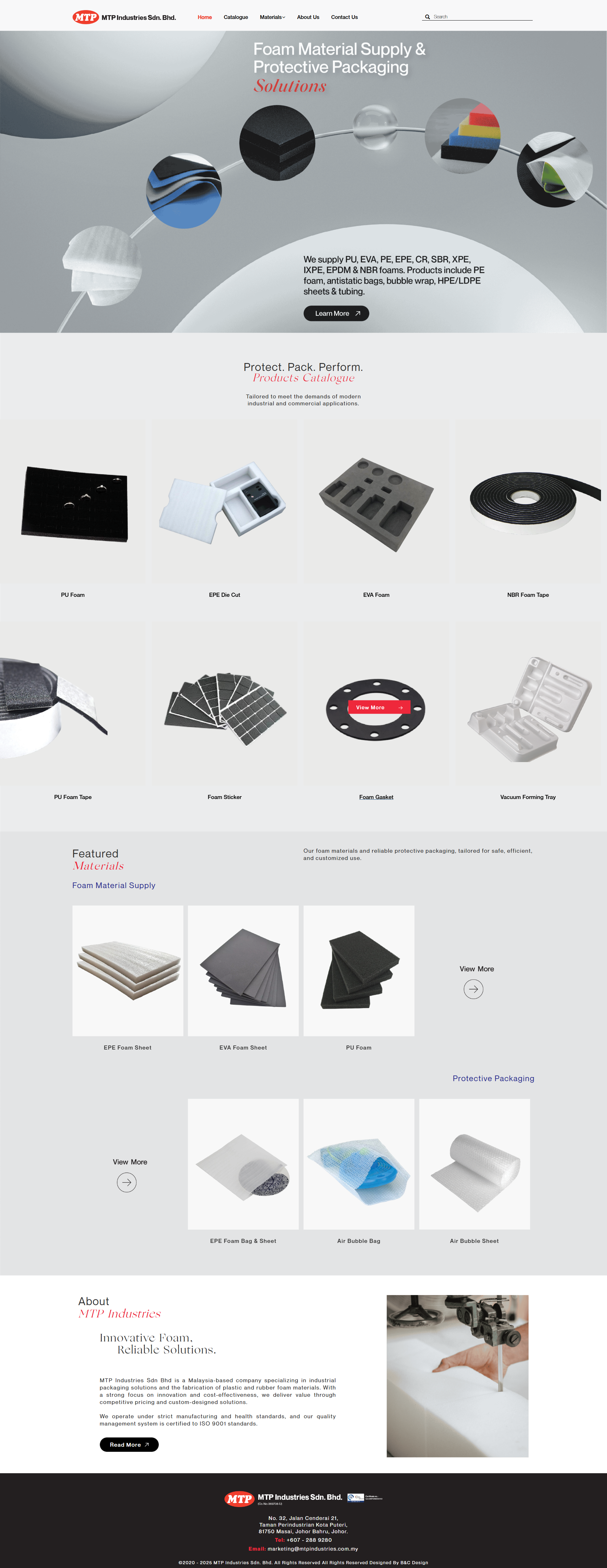 MTP Industries Sdn. Bhd. | Website Design