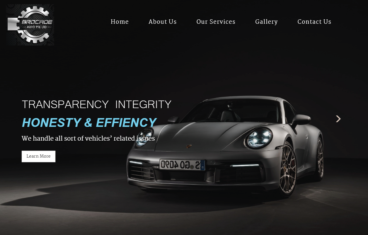 Brocade Auto Pte Ltd | Website Design
