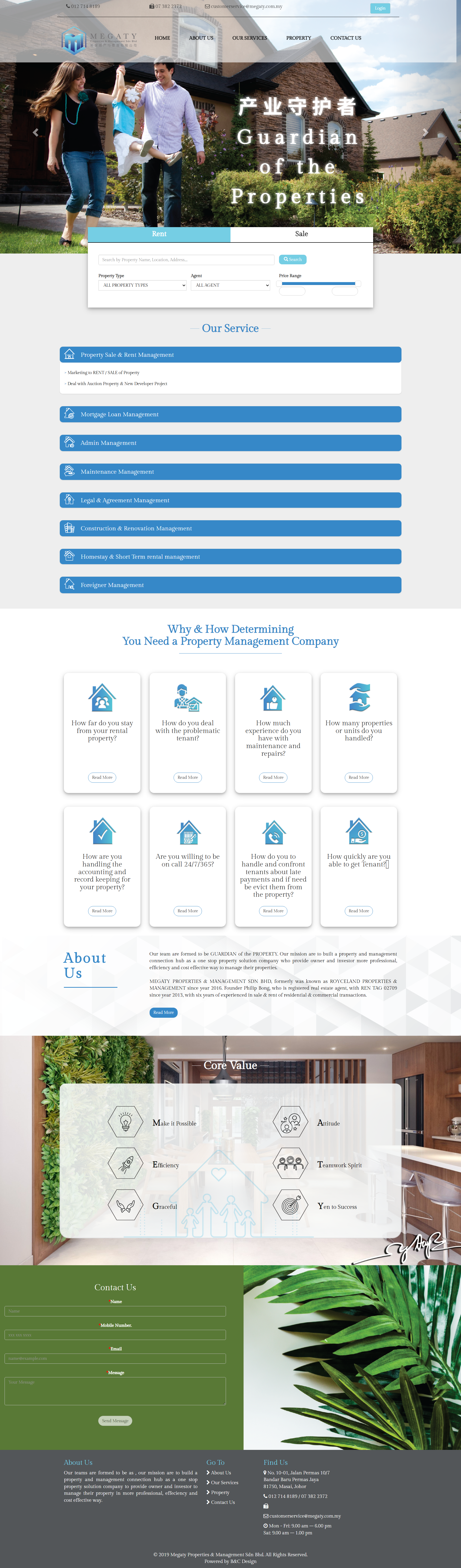 Megaty Properties & Management Sdn Bhd | Website Design