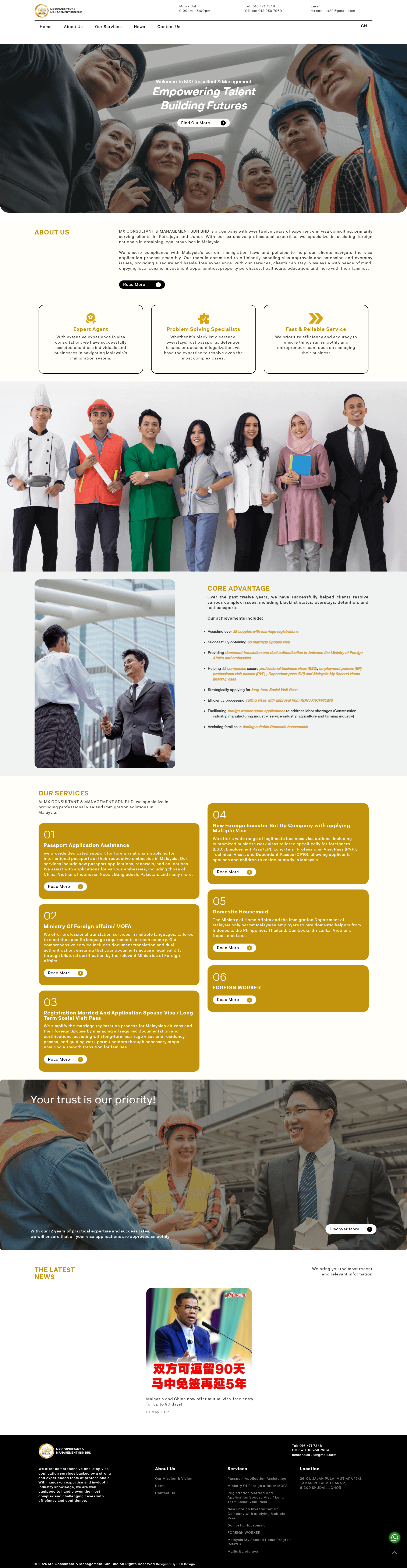 MX Consultant & Management Sdn. Bhd. - Home Page | Corporate Website