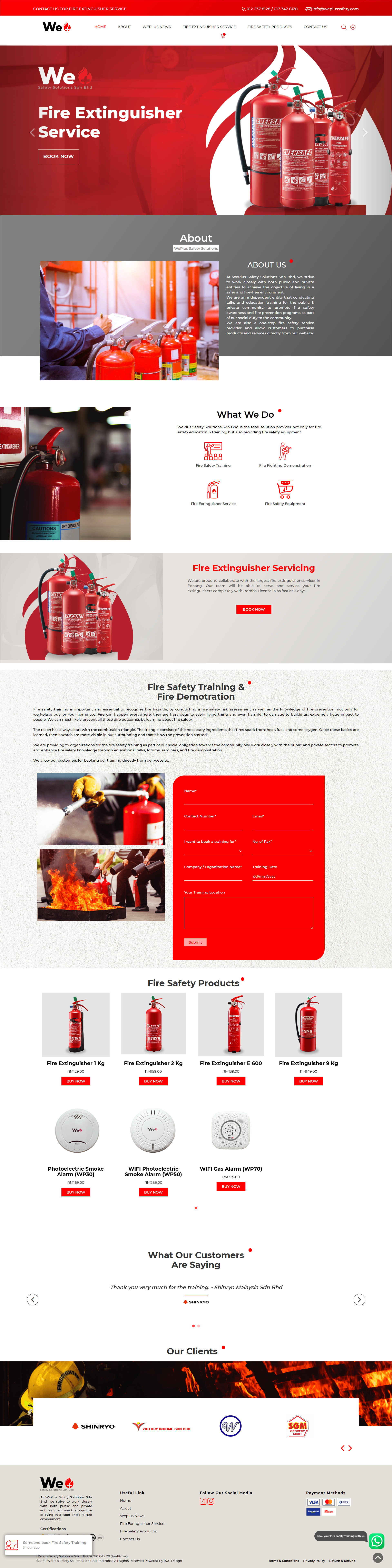 WePlus Safety Solutions Sdn. Bhd. - Home Page | Website Design