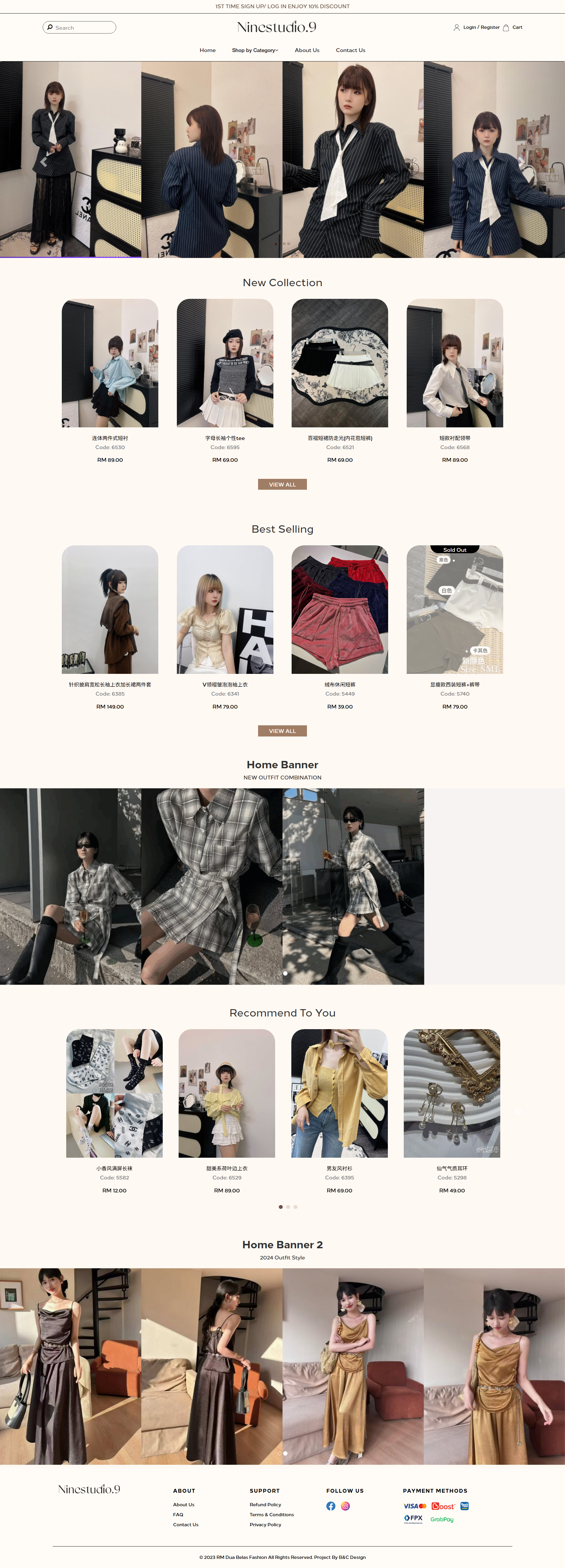 Nine Studio - Home Page | Website Design