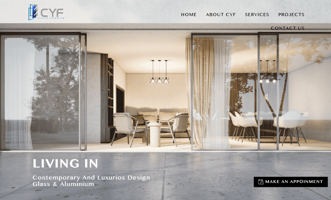 CYF Glass & Aluminium | Corporate Website