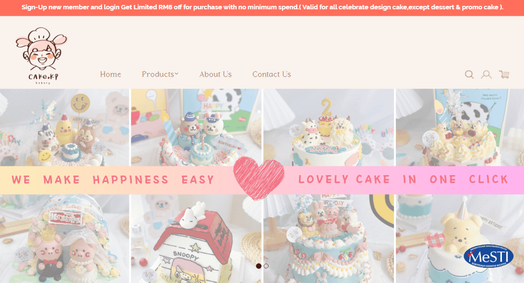 Cake Ki Bakery | Website Design