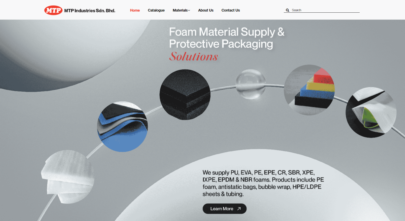 MTP Industries Sdn. Bhd. | Website Design
