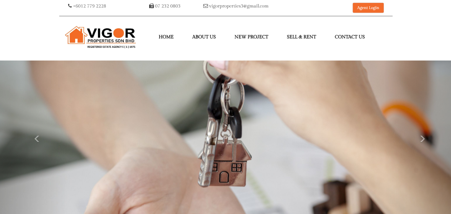 Vigor Properties Sdn. Bhd. | Website Design