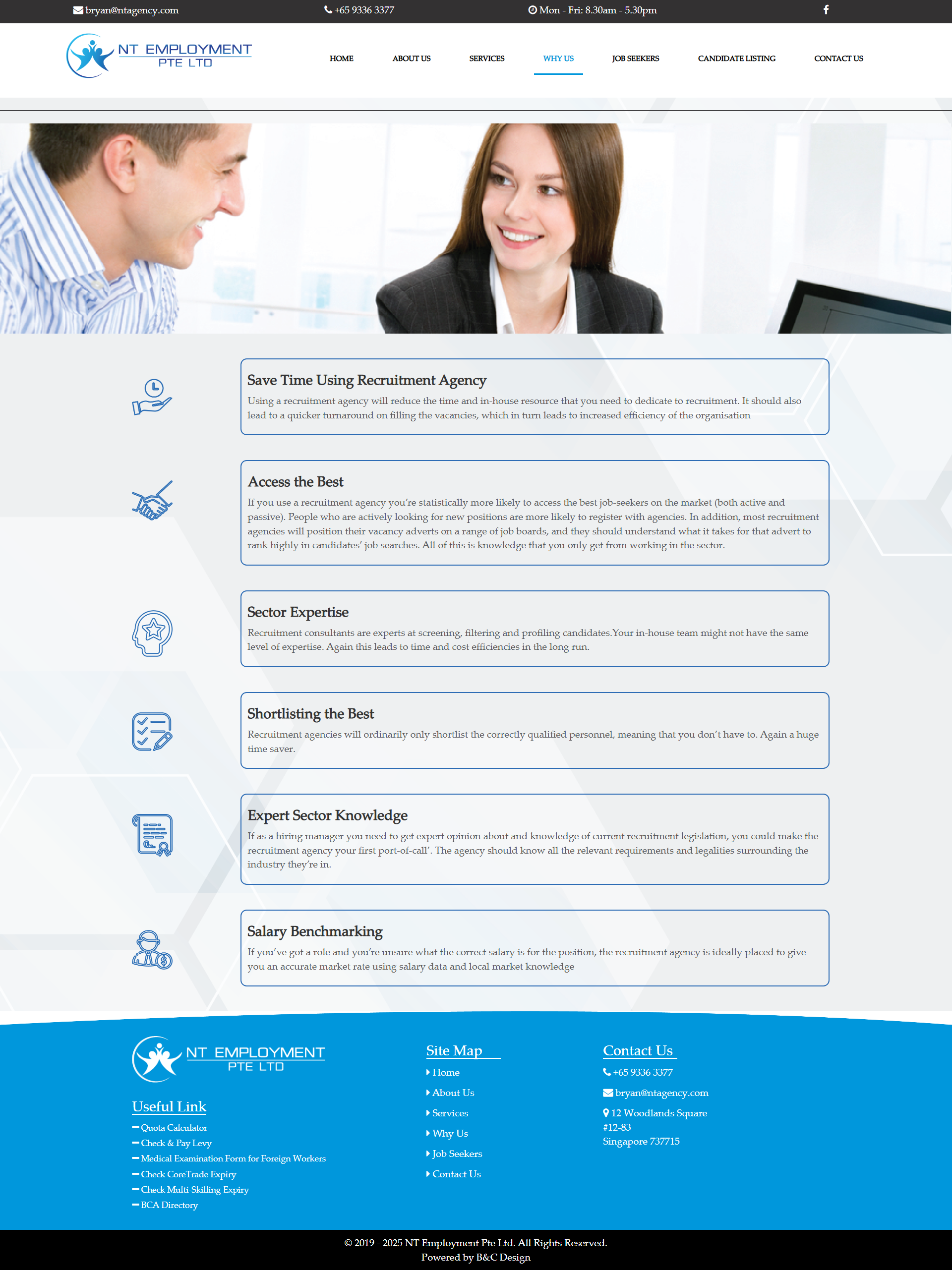 NT Employment Pte Ltd. - Why Us Page | Corporate Website