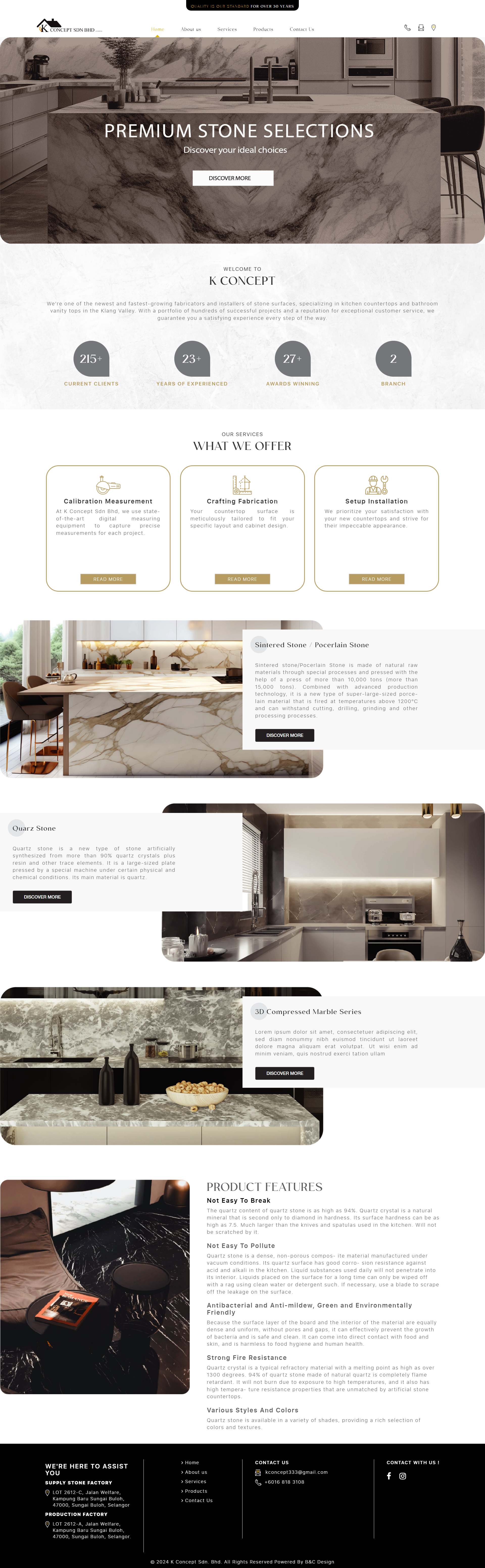 K Concept Sdn Bhd - Home Page | Website Design